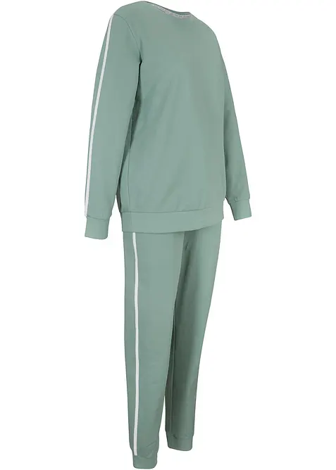 Joggingov&aacute; souprava z čist&eacute; bavlny (2d&iacute;ln&aacute;), bonprix