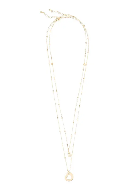 Souprava řetízků s přívěsků ve tvaru srdce (2dílná), bonprix