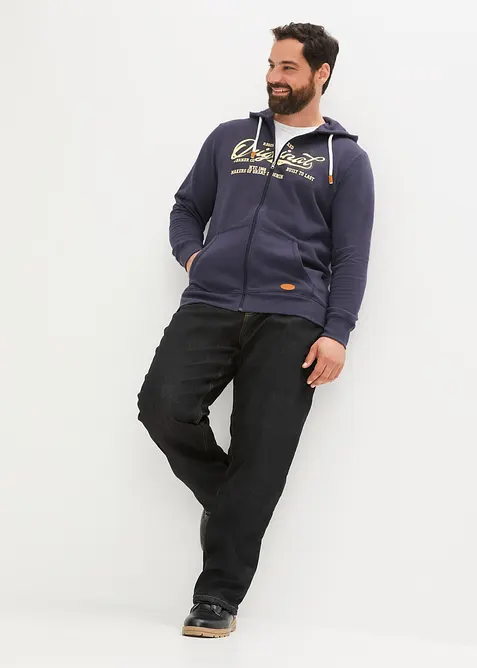 Prop&iacute;nac&iacute; mikina s kapuc&iacute;, uvnitř měkce počesan&aacute;, bonprix