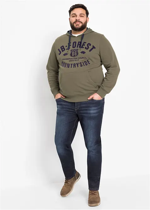 Strečov&eacute; dž&iacute;ny Slim Fit Tapered, bonprix