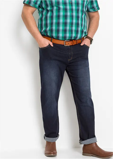 Lehk&eacute; strečov&eacute; dž&iacute;ny, Straight, Regular Fit (2 ks v balen&iacute;), bonprix