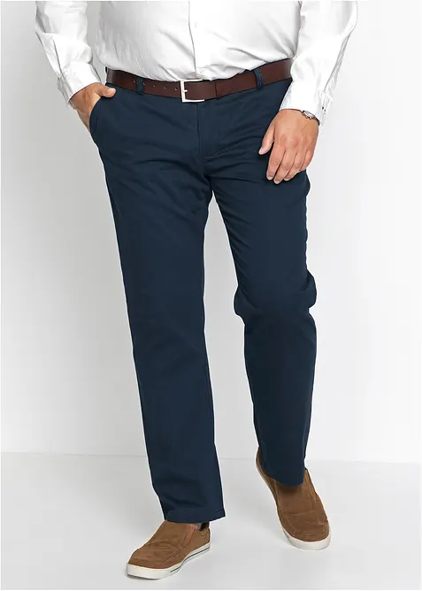 Chino kalhoty z čisté bavlny Regular Fit, Straight, bonprix