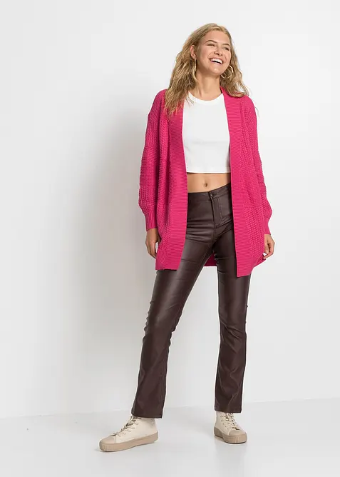 Dlouh&yacute; pleten&yacute; kab&aacute;tek, bonprix