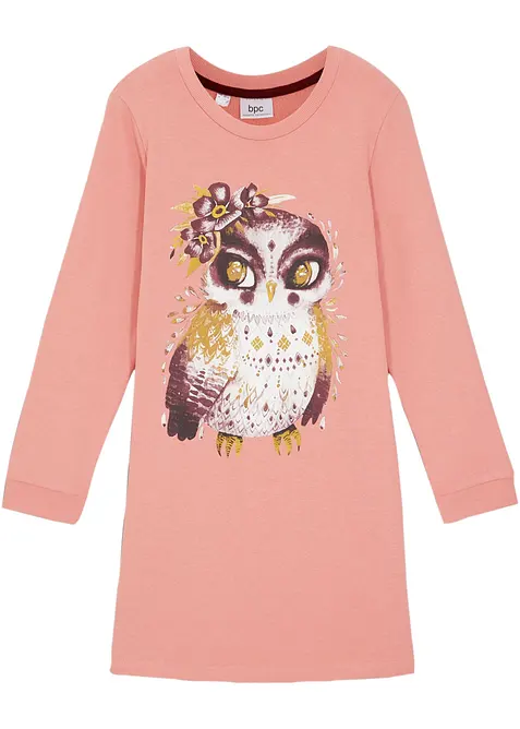 Šaty z teplákoviny z čisté organické bavlny, bonprix