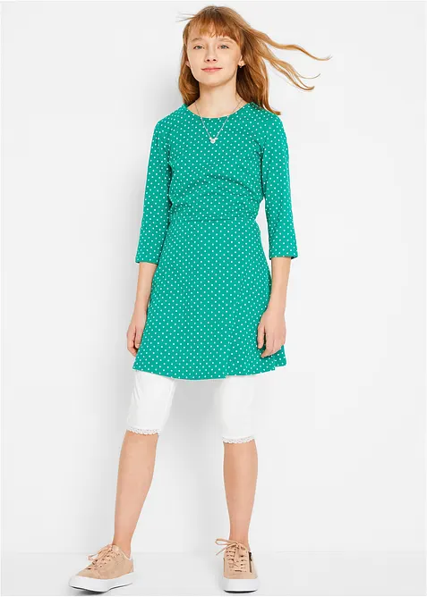 Capri legíny s organickou bavlnou (2 ks v balení), bonprix