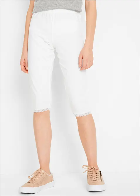 Capri legíny s organickou bavlnou (2 ks v balení), bonprix