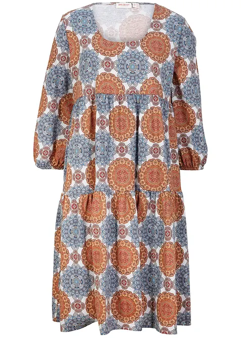 Úpletové šaty ze splývavé viskózové směsi, bonprix