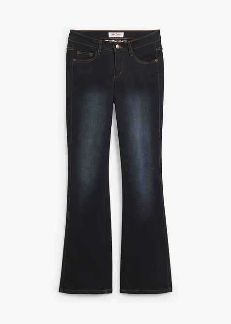 Tvarující džíny Bootcut, Mid Waist, bonprix