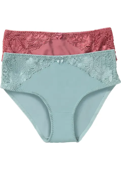 Maxikalhotky s krajkou (2 ks v balení), bonprix