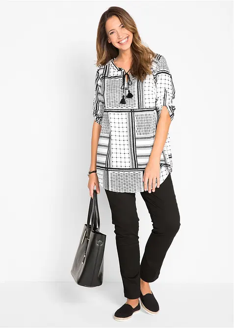 Dlouhá tunika z čisté bavlny, bonprix