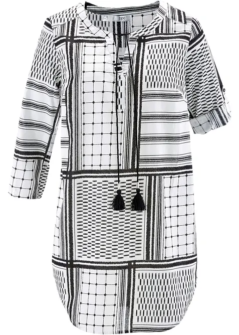 Dlouhá tunika z čisté bavlny, bonprix