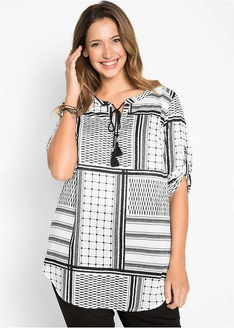 Dlouhá tunika z čisté bavlny, bonprix