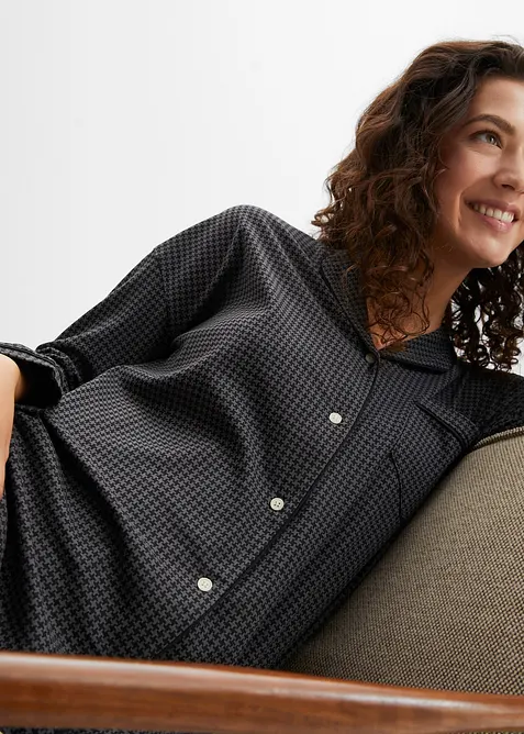 Oversize noční košile z čisté bavlny, bonprix