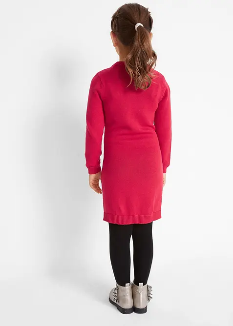 Pletené šaty s kabelkou (2dílná souprava), bonprix