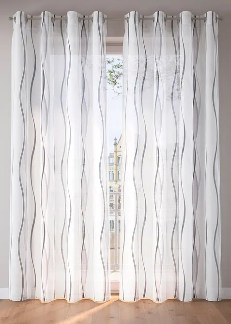 Z&aacute;clona se vzorem vlnek (1 ks v balen&iacute;), bonprix