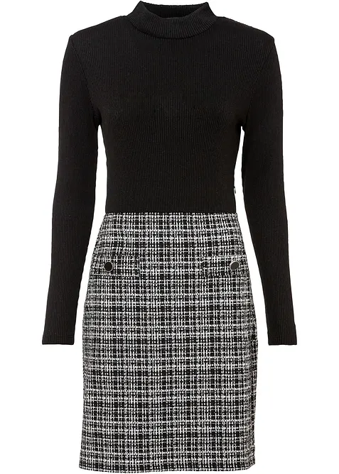 Minišaty ze splývavé směsi s viskózou, bonprix