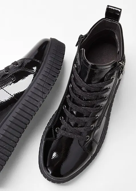 Šněrovací zimní obuv Jana v pohodlné šířce, Jana