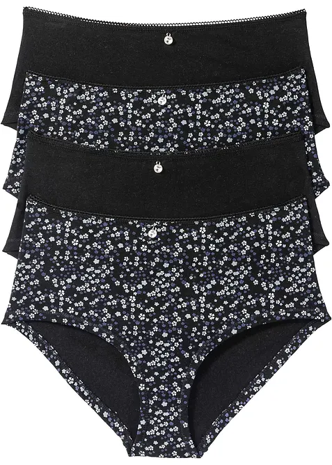 Bokové maxikalhotky (4 ks v balení), bonprix