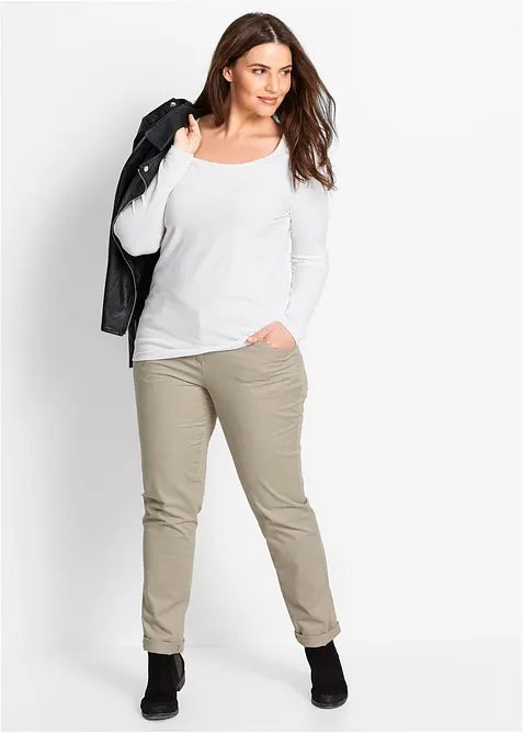 Přil&eacute;hav&eacute; triko s dlouh&yacute;m ruk&aacute;vem, bonprix