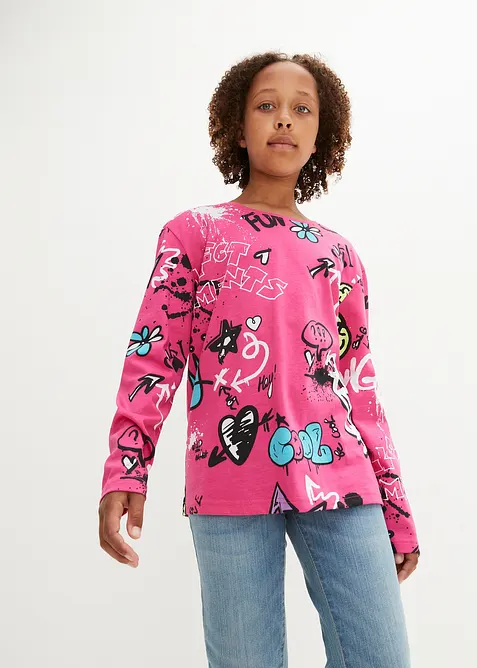 Boxy tričko z čisté organické bavlny (2 ks v balení), bonprix