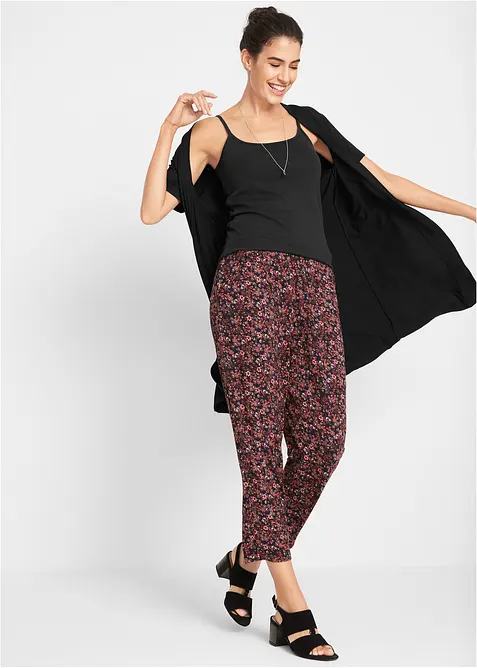 Top s úzkými ramínky, z čisté bavlny (3 ks v balení), bonprix