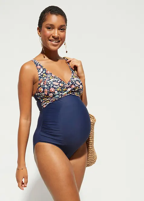 Těhotensk&eacute; jednod&iacute;ln&eacute; plavky, rychleschnouc&iacute;, bonprix