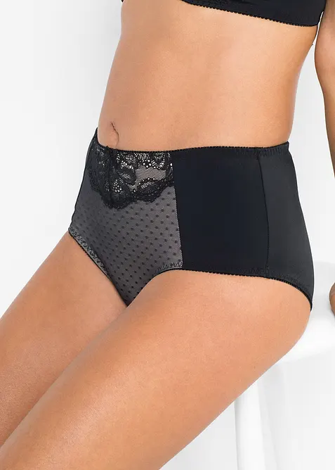 Stahovac&iacute; kalhotky s krajkou, bonprix