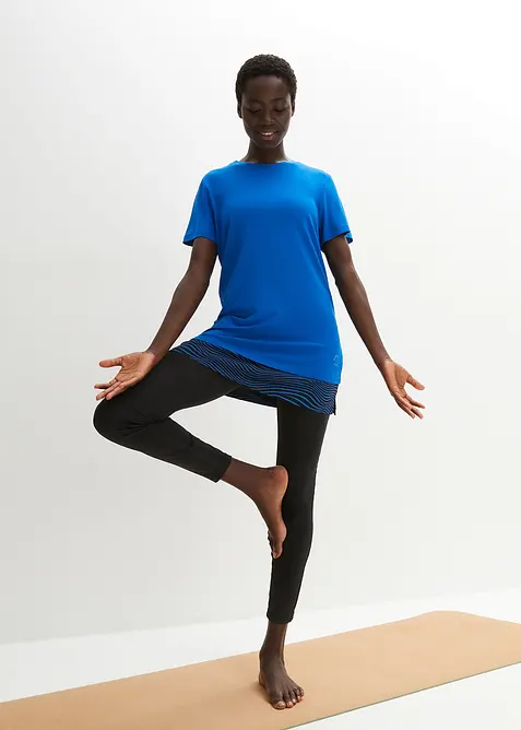 Dlouh&eacute; sportovn&iacute; tričko se vzhledem 2 v 1, bonprix