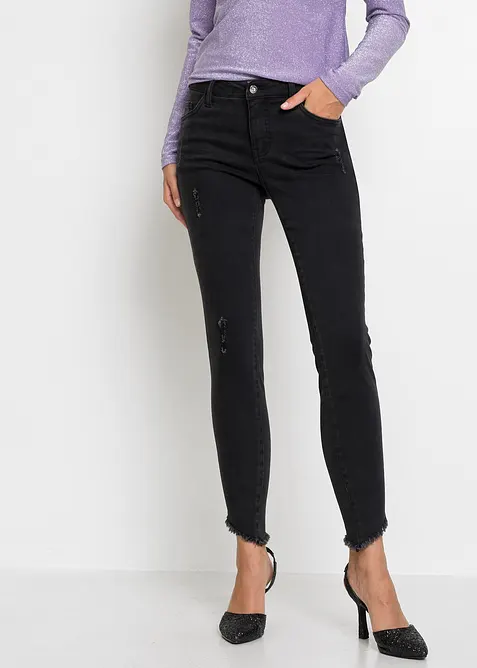 Strečové Skinny džíny, Mid Waist, bonprix