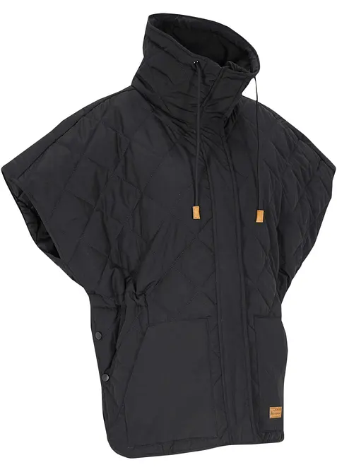 Funkční prošívaná oversize vesta, vodoodpudivá, bonprix