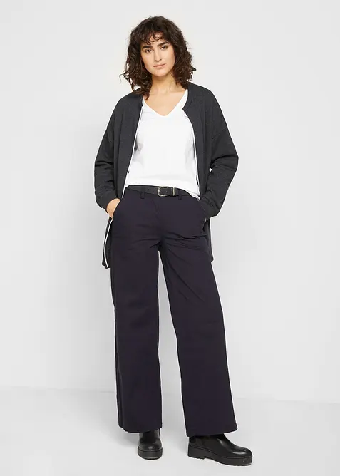 Triko s dlouh&yacute;m ruk&aacute;vem, z čist&eacute; organick&eacute; bavlny, bonprix