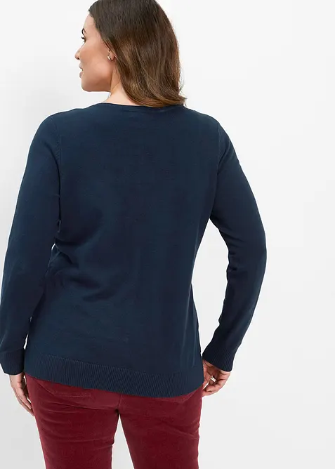 Přiléhavý kabátek z jemné pleteniny, bonprix