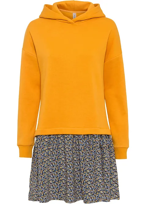 Mikinové šaty ve vzhledu 2v1, bonprix