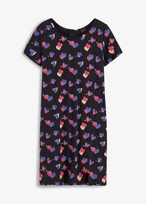 Kr&aacute;tk&aacute; nočn&iacute; ko&scaron;ile z čist&eacute; organick&eacute; bavlny, bonprix