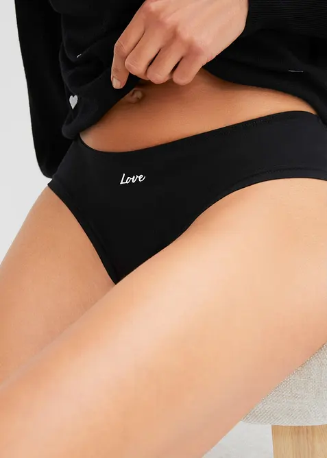 Brazilsk&eacute; kalhotky (4 ks v balen&iacute;), bonprix