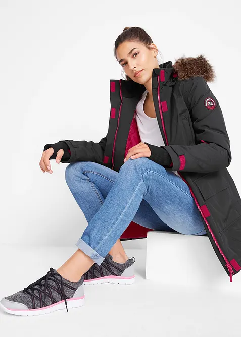 Funkční outdoorová parka s vatováním, nepromokavá, bonprix