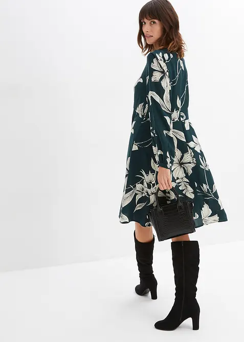 Rozevláté šaty z viskózy, bonprix