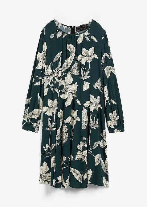 Rozevláté šaty z viskózy, bonprix
