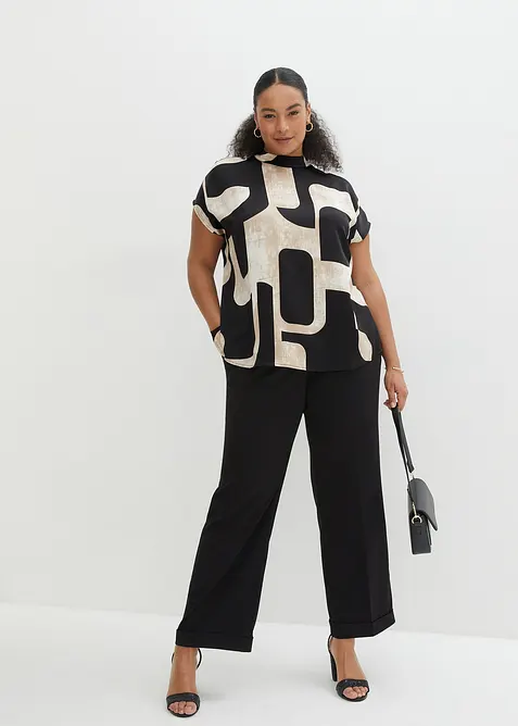 Tuniková halenka ze saténu, bonprix