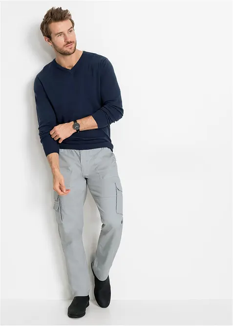 Svetr  z jemné pleteniny z měkké bavlněné směsi, bonprix