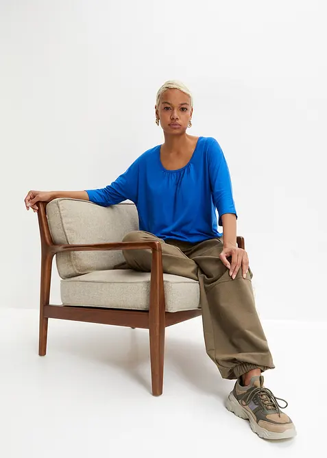 Oversize triko z viskózové směsi, bonprix