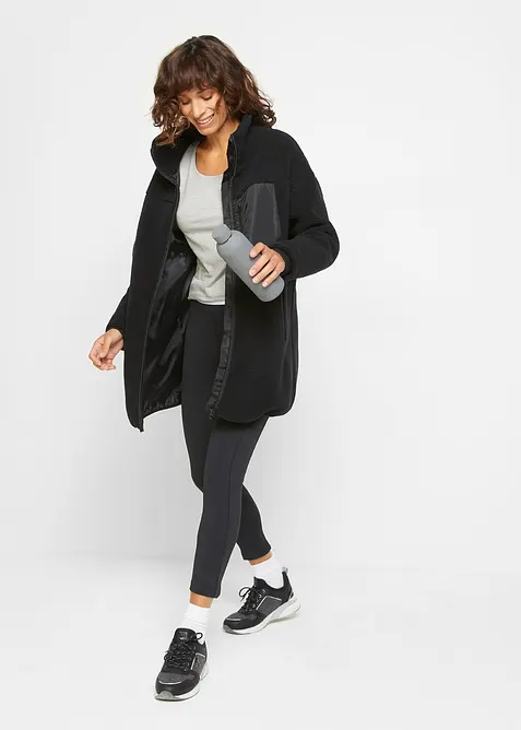 Bunda z ply&scaron;ov&eacute;ho fl&iacute;su, bonprix