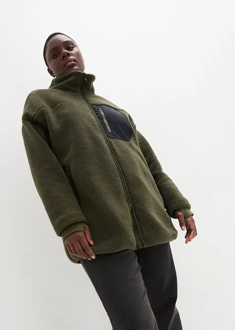 Bunda z ply&scaron;ov&eacute;ho fl&iacute;su, bonprix