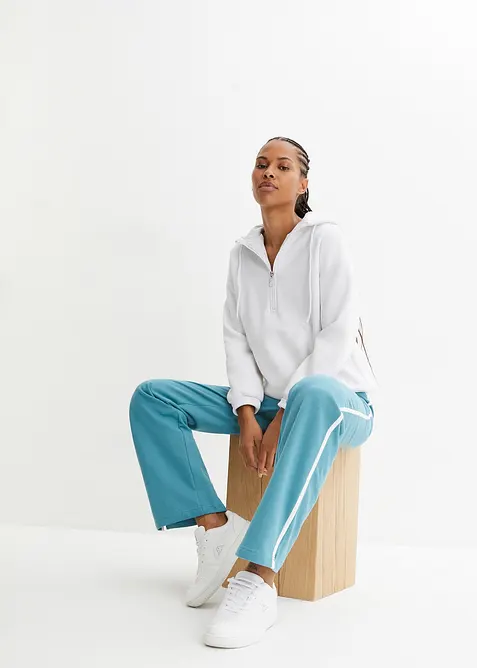 Teplákové kalhoty z čisté těžké bavlny (2 ks), bonprix