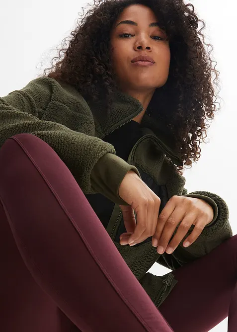 Bunda z ply&scaron;ov&eacute;ho fl&iacute;su, bonprix