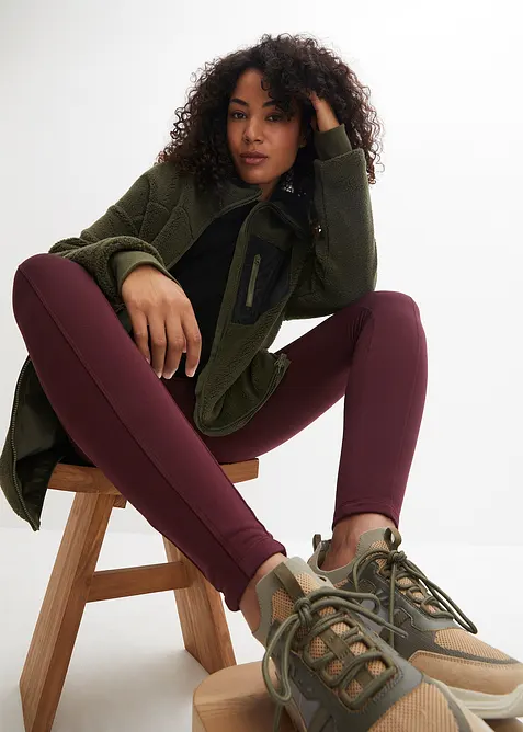 Bunda z ply&scaron;ov&eacute;ho fl&iacute;su, bonprix