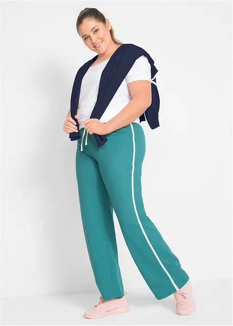 Teplákové kalhoty z čisté těžké bavlny (2 ks), bonprix