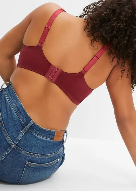 Podprsenka s kosticemi a s měkkou organickou bavlnou (3 ks v balen&iacute;), bonprix