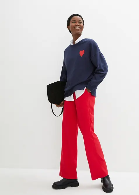 Oversize mikina z organick&eacute; bavlny, bonprix