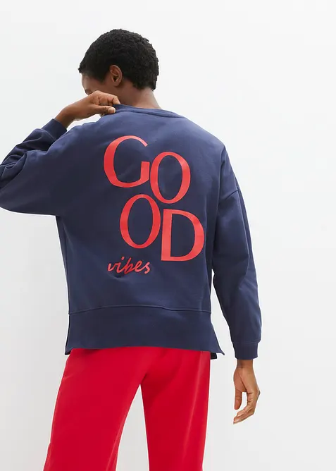 Oversize mikina z organick&eacute; bavlny, bonprix